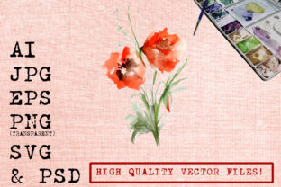 Red Poppies Watercolor: A Publisher’s Take on Editorial Illustrations