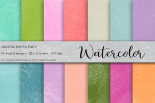 Watercolor Background Digital Paper, Watercolor Digital Paper Review