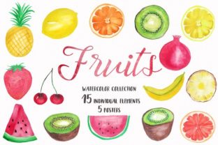 Watercolor Fruits Collection: A Crafter’s Review of These Illustrations
